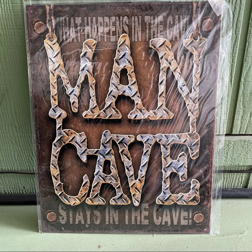 NEW Man Cave Metal Sign